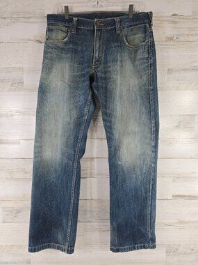 LEVI'S 514 DENIM JEANS MEN'S SIZE 34x30 STRAIGHT LEG REGULAR FIT ZIP FLY *AS-IS*